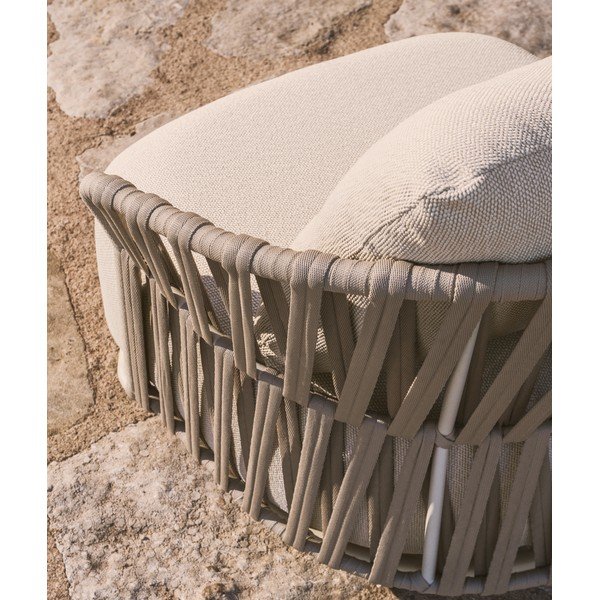 Beżowa/szarobrązowa modułowa sofa ogrodowa 167 cm Osani – Kave Home-image-3