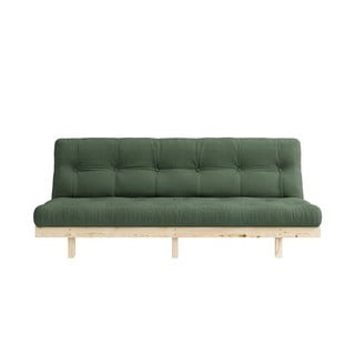 Sofa rozkładana Karup Design Lean Raw Olive Green