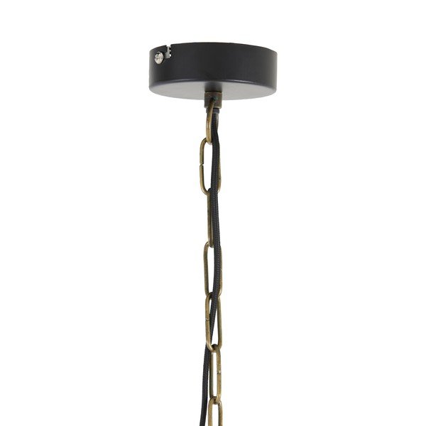 Metalowa lampa wisząca w kolorze brązu ø 36 cm Alvaro – Light & Living-image-2