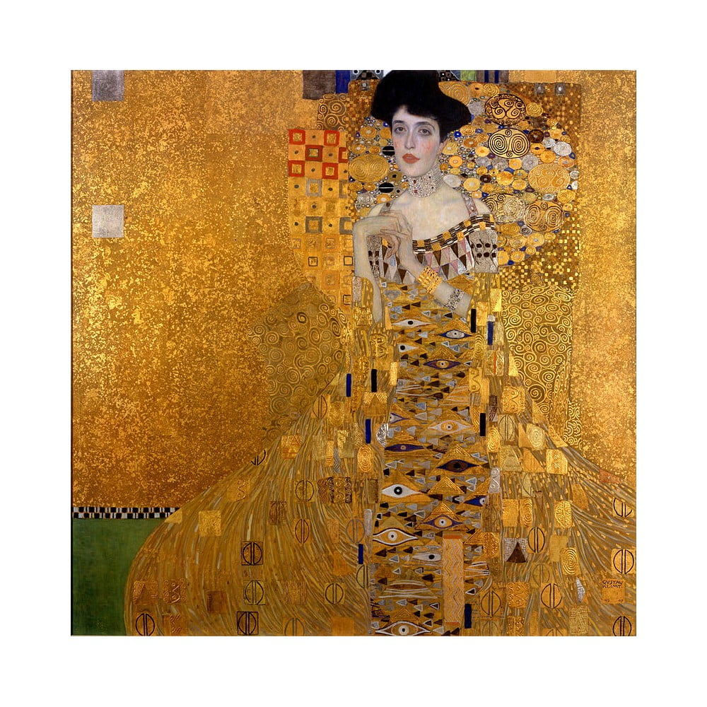 Reprodukcja obrazu Gustava Klimta – Adele Bloch Bauer I, 40x40 cm