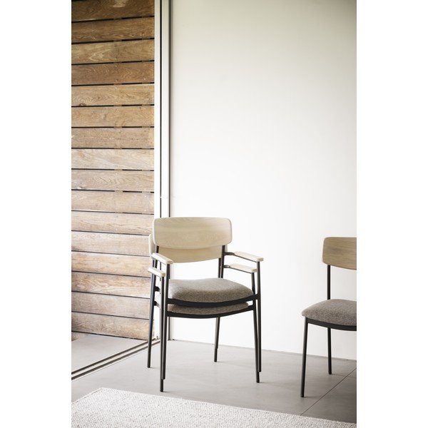 Beżowo-naturalne krzesła zestaw 2 szt. Maymont – Rowico-image-1