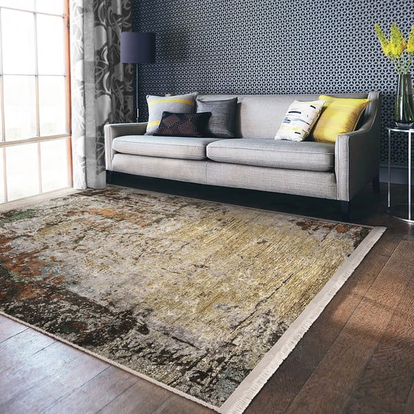 Brązowo-beżowy chodnik 80x200 cm – Mila Home-image-3