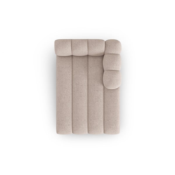 Beżowy szezlong (prawostronny) Lupine – Micadoni Home-image-3