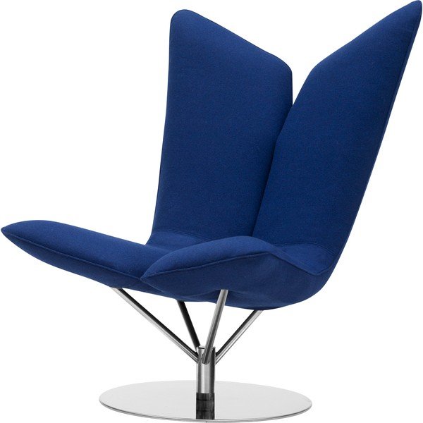 Ciemnoniebieski fotel Softline Angel Swivel-image-3