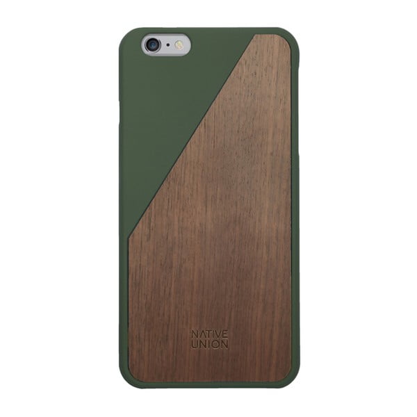 Ochronne etui na telefon Wooden Olive na iPhone 6 Plus