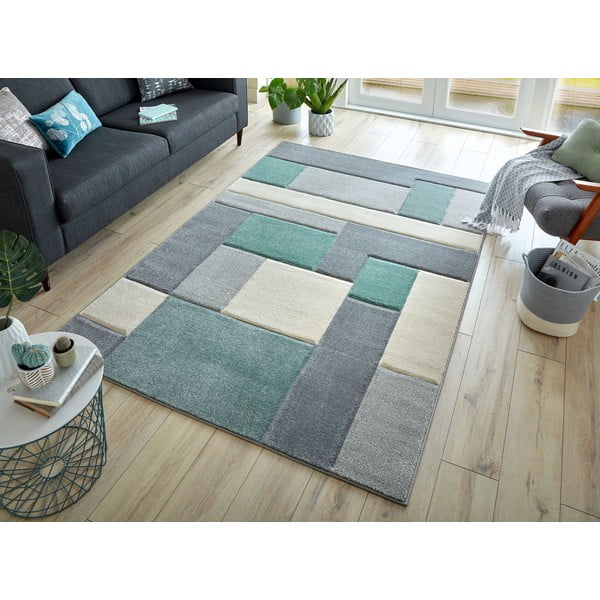 Zielono-szary dywan Flair Rugs Cosmos, 120x170 cm-image-1