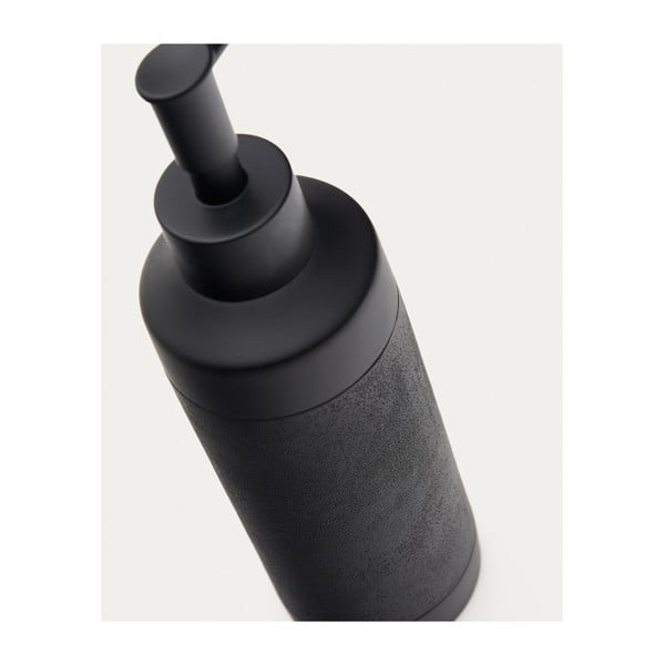 Czarny dozownik do mydła z żywicy polimerowej 420 ml Sisel – Kave Home-image-4