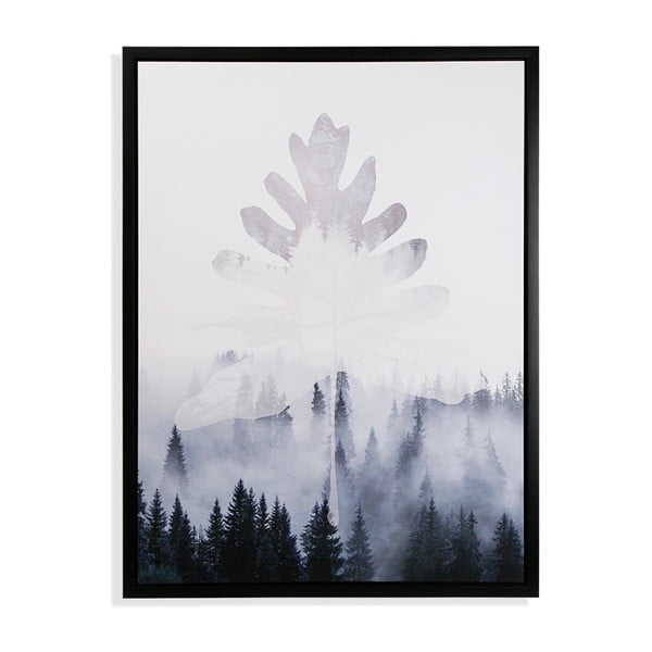 Obraz Versa Leaf Cloudy Forest, 60x80 cm