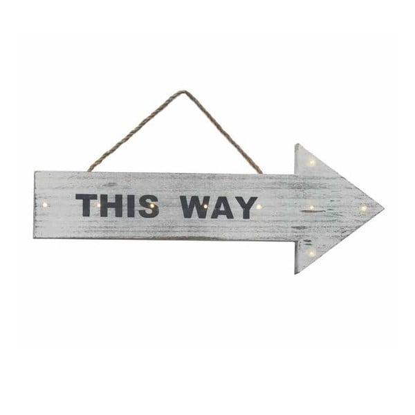 Znak ścienny This Way