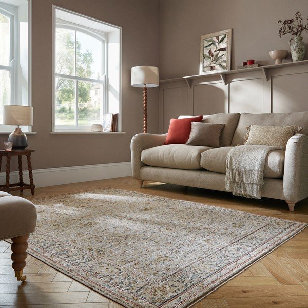 Dywan w naturalnym kolorze 120x160 cm Meena Vintage – Flair Rugs-image-2