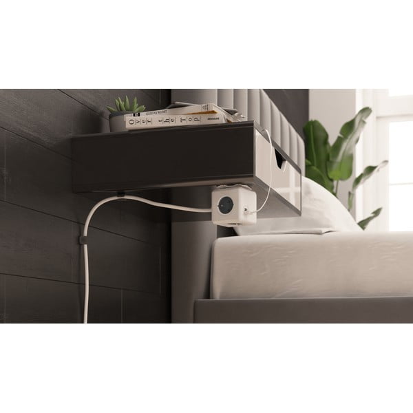 Rozgałęźnik do gniazdka 13 cm PowerCube Extended USB – Cubenest-image-1