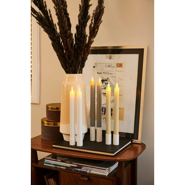 Świeczki LED zestaw 2 szt. na baterie (wysokość 25 cm) Sara Crown – Sirius-image-3