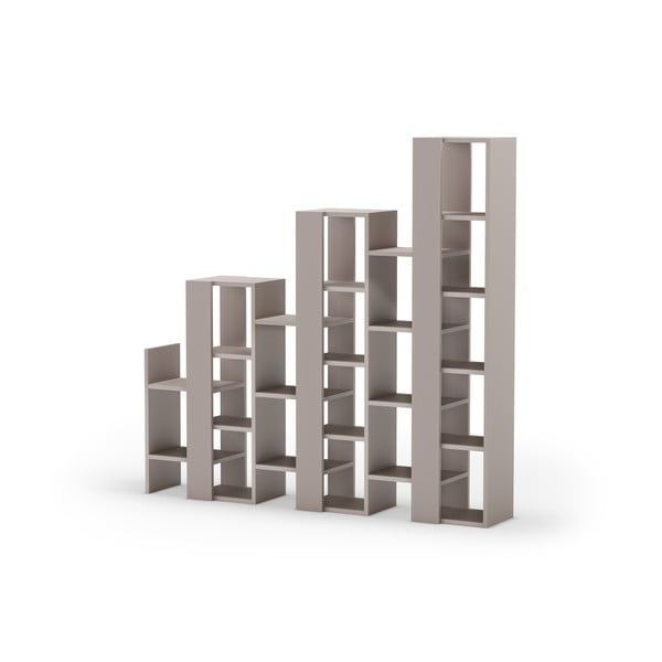 Szarobeżowy regał 158x151 cm Anissa – Marckeric-image-2