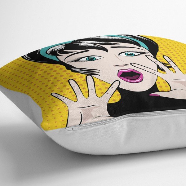 Poszewka na poduszkę z domieszką bawełny Minimalist Cushion Covers PopArt Points, 45x45 cm-image-1