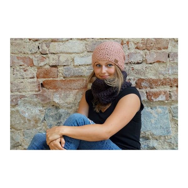 Komin szydełkowy DOKE Plum-image-3