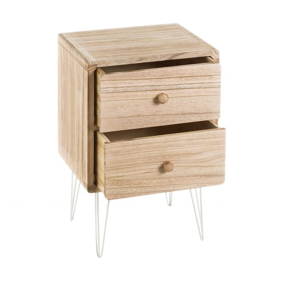Szafka nocna w dekorze egzotycznego drewna Natural Way – Casa Selección-image-1