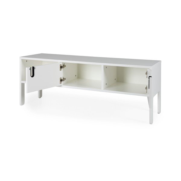 Biała szafka pod TV Tenzo Uno, szer. 137 cm-image-4