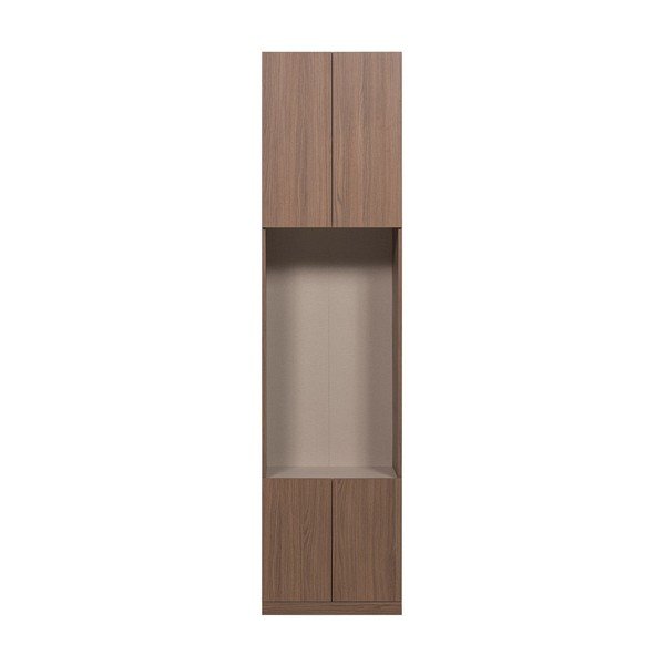 Szafka modułowa w ciemnym naturalnym kolorze 54x215 cm Build – WOOOD-image-4