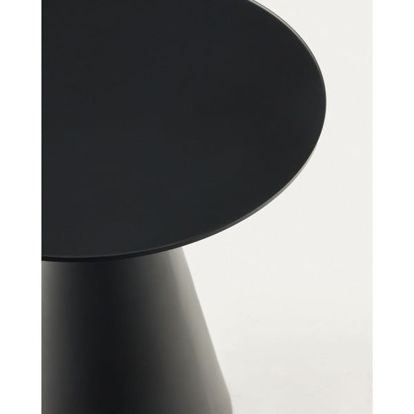 Okrągły stolik ze szklanym blatem ø 50 cm Wilshire – Kave Home-image-3