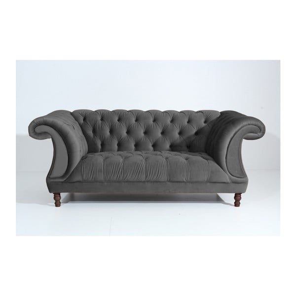 Antracytowa sofa Max Winzer Ivette, 200 cm