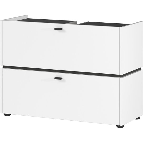 Biała szafka pod umywalkę 80x59 cm Modesto – Germania-image-1