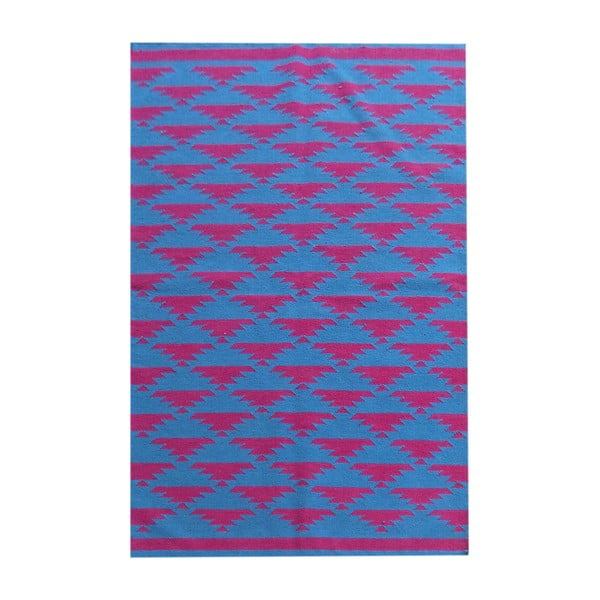 Ręcznie tkany dywan Kilim No. 40 Blue/Red, 120x180 cm