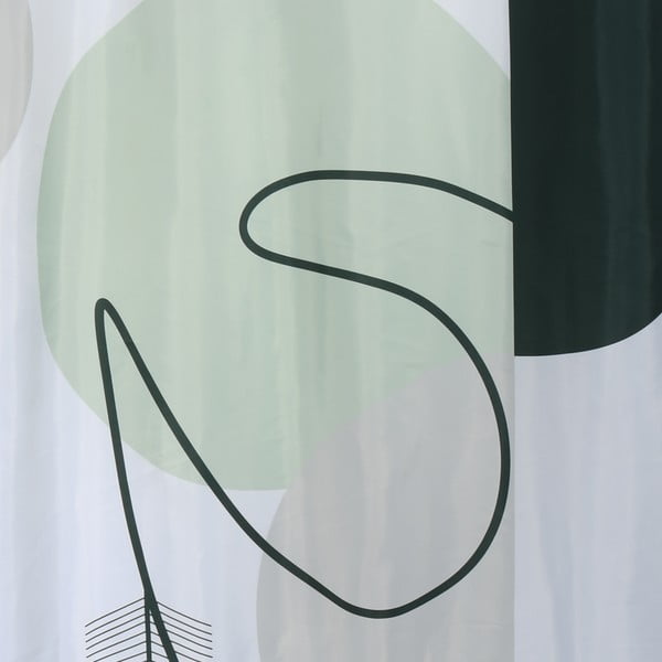 Zasłona prysznicowa 180x200 cm Minimalist – MSV-image-2