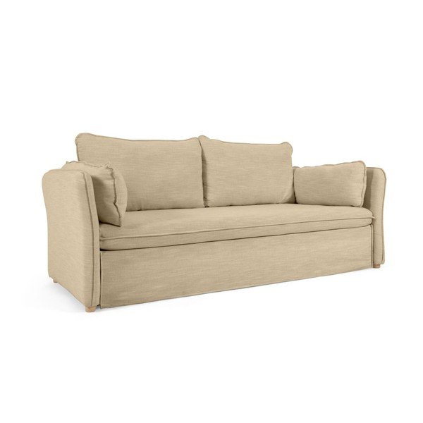 Beżowa rozkładana sofa 210 cm Tanit – Kave Home-image-2