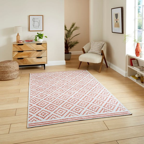 Pomarańczowy dywan odpowiedni do prania 152x230 cm Coral Orange – Think Rugs-image-1