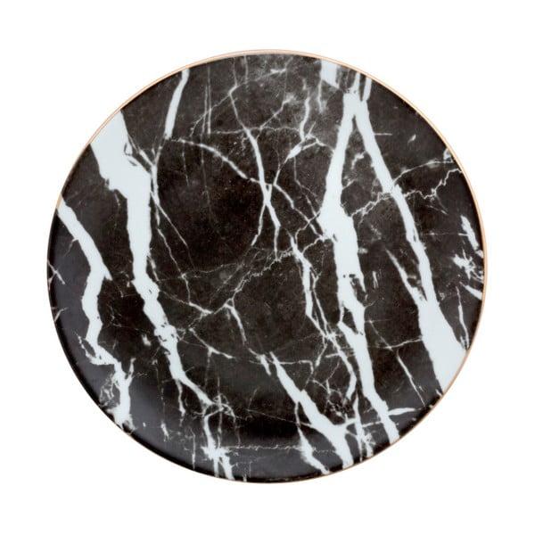 Talerz porcelanowy Vivas Marble, Ø 28 cm