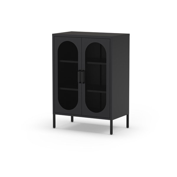 Czarna szafka 70x100 cm Diora – Marckeric-image-2