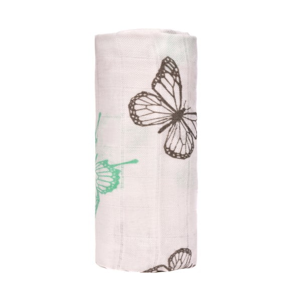 Dziecięcy ręcznik T-TOMI Butterflies, 120x120 cm