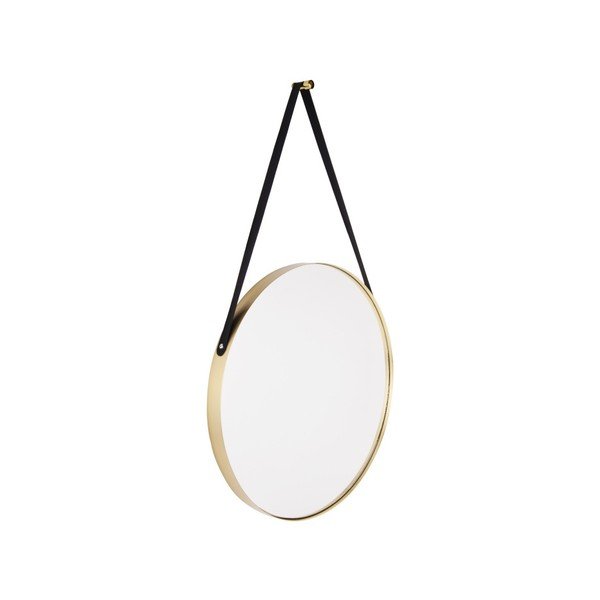 Lustro ścienne z ramą w kolorze złota PT LIVING Balanced, ø 47 cm-image-2