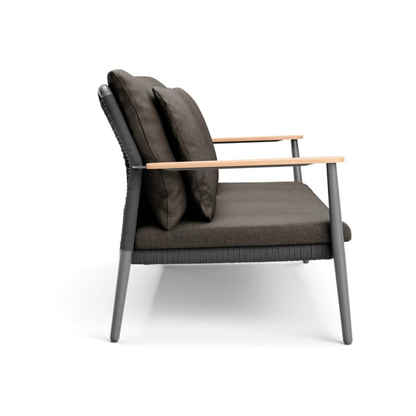 Ciemnoszara sofa ogrodowa Ray – Diphano-image-3