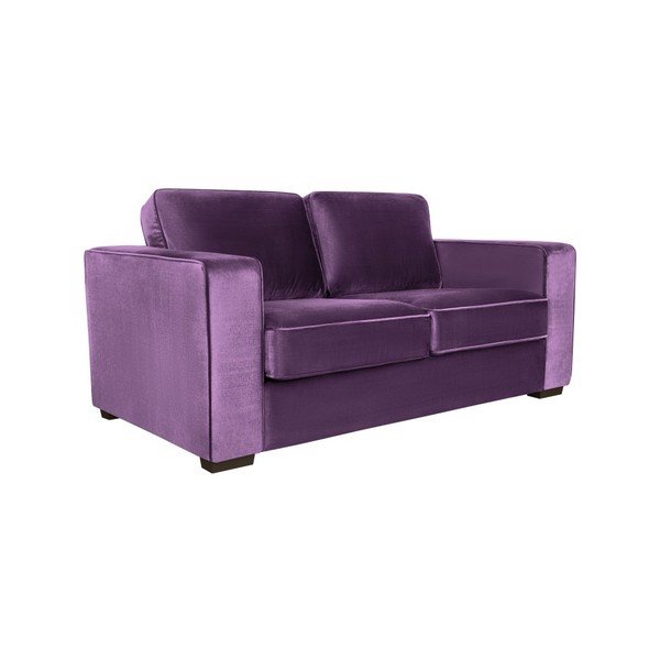 Fioletowa sofa 2-osobowa Cosmopolitan Design Denver
