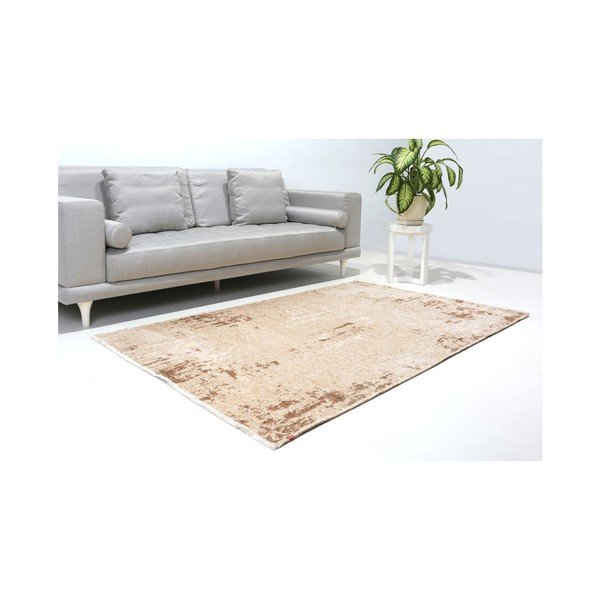 Beżowo-brązowy dywan dwustronny Vitaus Dinah, 77x200 cm-image-1