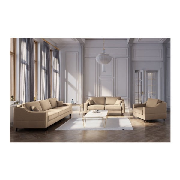 Beżowy fotel Mazzini Sofas Narcisse-image-2
