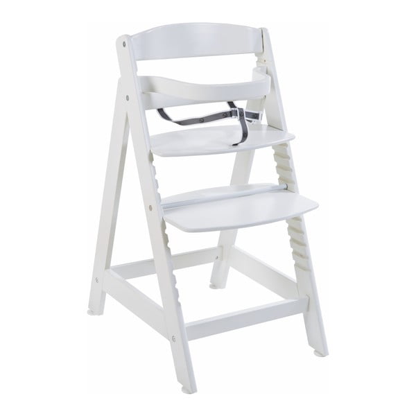 Białe krzesełko regulowane dla dziecka Roba Sit Up Maxi