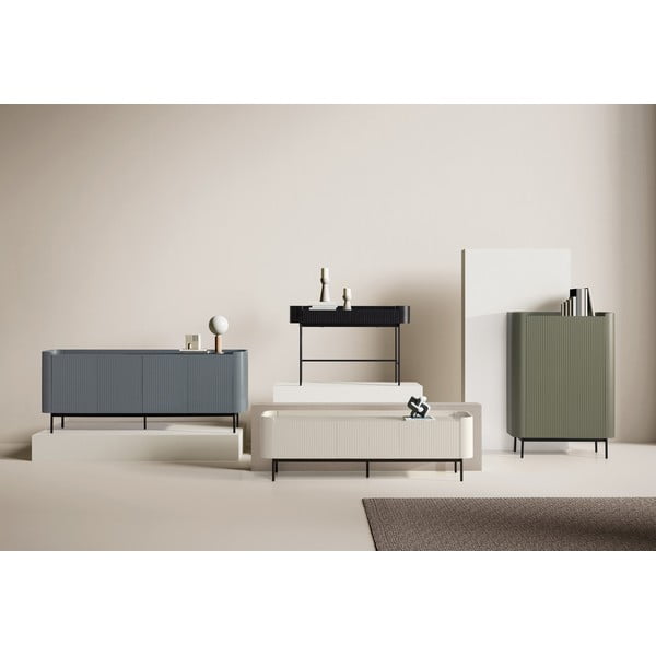 Szaroniebieska komoda 200x80x40 cm Willa – MOME-image-1