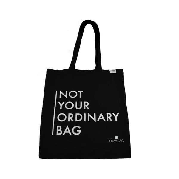 Torba bawełniana O My Bag Not Your Ordinary, czarna