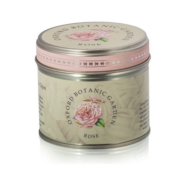 Świeczka w puszce o zapachu róży Bahoma London Fragranced, 35 h
