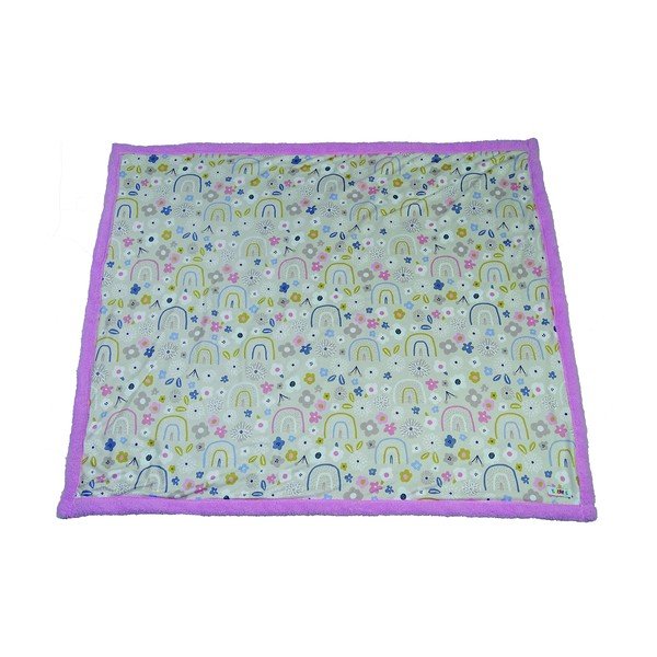 Różowo-beżowy koc dziecięcy 80x100 cm – OYO kids-image-2