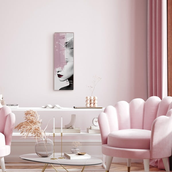Szklany zegar ścienny Be you – Styler-image-3