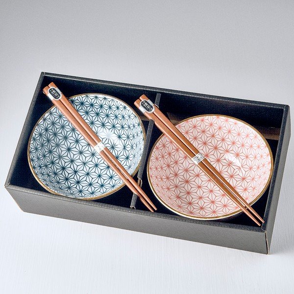 Zestaw 2 misek i pałeczek MIJ Asanoha-image-1