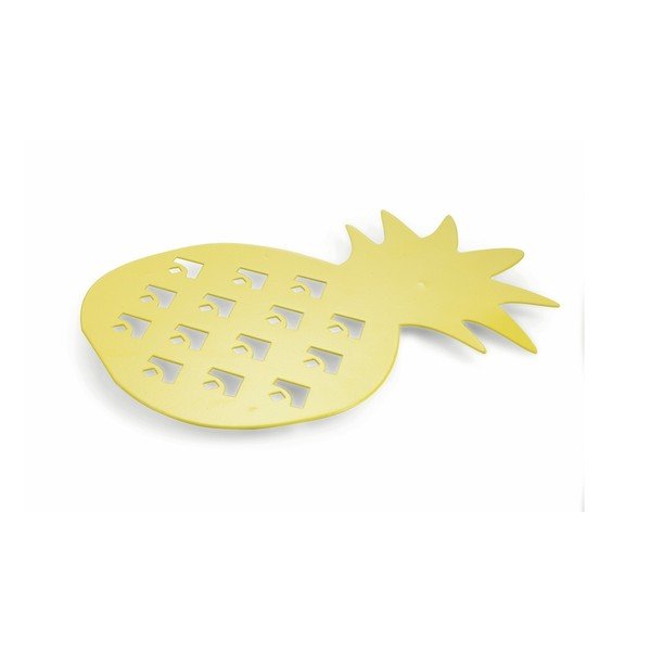 Żółta podstawka metalowa pod garnek Villa d'Este Ananas