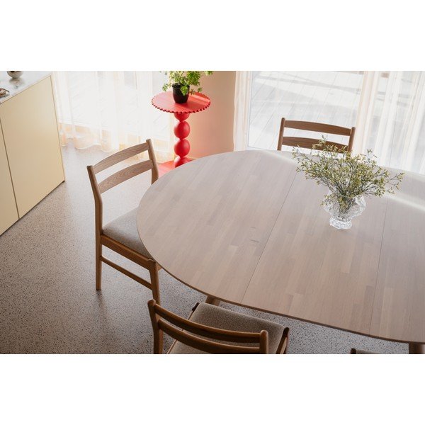 Dodatkowy blat do stołu z litego drewna dębowego 140x50 cm Clapperton – Rowico-image-1