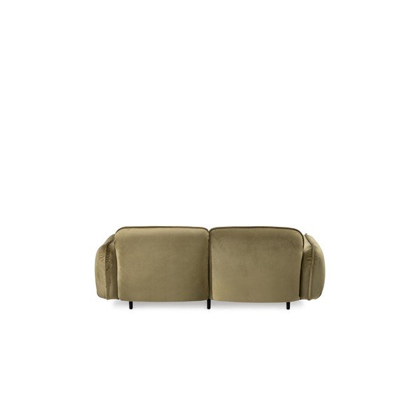 Zielona aksamitna sofa 188 cm Bean – EMKO-image-4