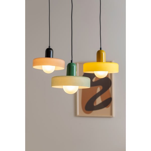 Szara lampa wisząca ø 25 cm Opaco Grato – Leitmotiv-image-1