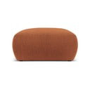 Brązowy puf z materiału bouclé Molino – Micadoni Home