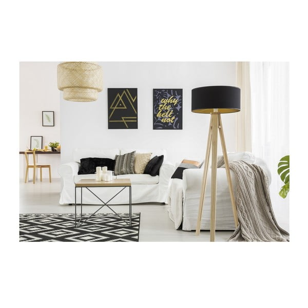 Czarna lampa stojąca Ragaba-image-2